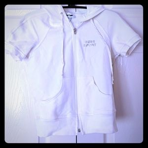 Short-Sleeved Bebe Sport Hoodie